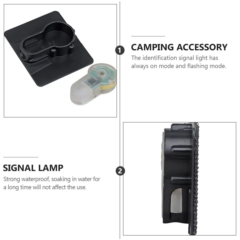 1Pcs -on Backpack Signal Lamp Waterproof Outdoor Night Safety Light for Camping Backpacks Vests Clothing Climbing