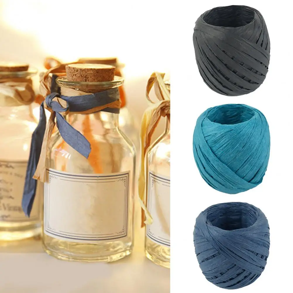 1 Roll Great Wrapping Ribbon Decorative Portable  Gifts Rope String Gift Packing Twine   for Home  Paper Ribbon