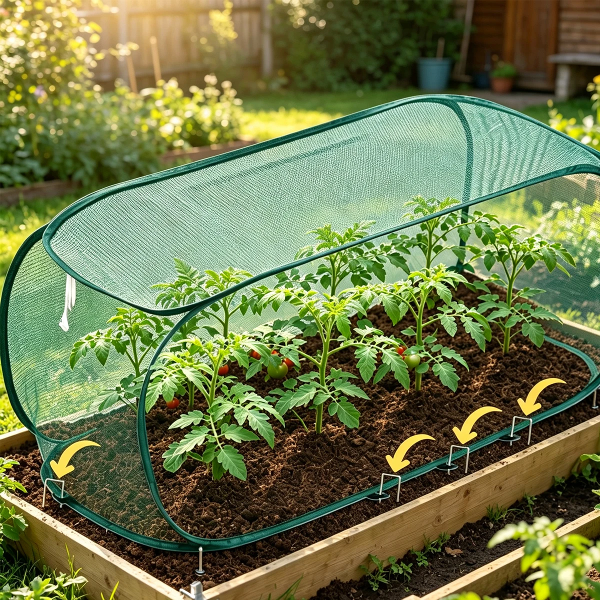 Nursery Cover Plant Protector Garden Bed Pop-up Plants Protectors Raised Seedlings Seedling Large Orchard Protective Cap