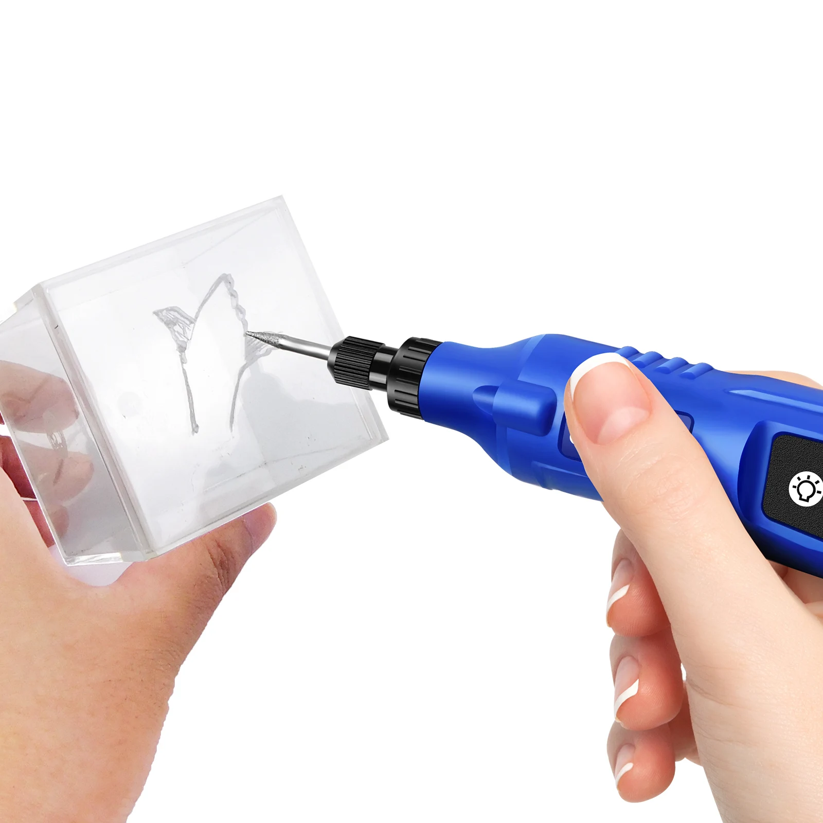 42W Cordless Rotary Tool Kit, 1.5Ah Li-Ion Battery,5 Variable Speed, 80pcs Accessories, for Grinding Carving Sanding Polishing