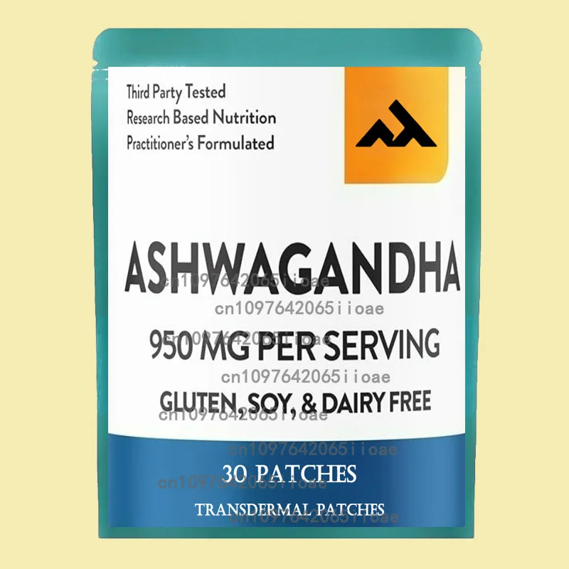 

30 Patches Ashwagandha Complex Transdermal Patches Stress Relief, Upports Quality Sleep, Focus & Positive Mood