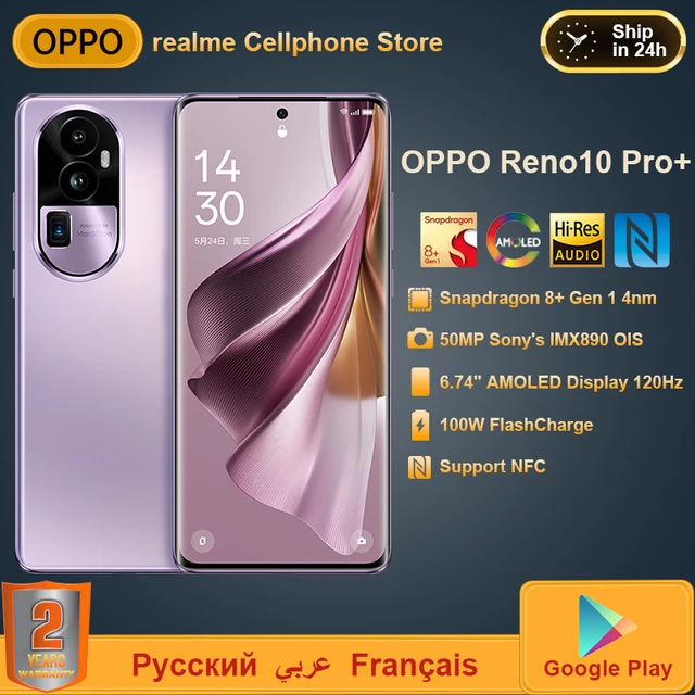 Oppo-スマートフォン,reno 10 pro,5g,6.74 k,NFC,スマートフォン,snapdragon 8 gen1,1.5  MPカメラ,バッテリー100w