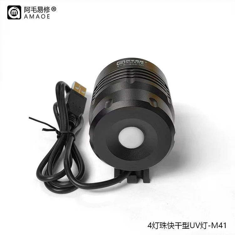 4つのビーズのへこみをセットしたモバイル修理用V字型ランプ,修理用の緑色セラミックライトのセット