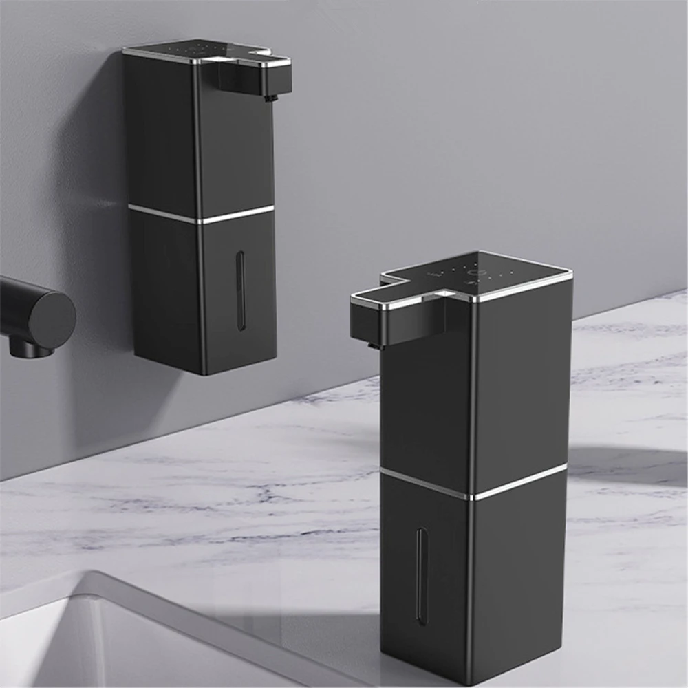 

Автоматический дозатор пены для мыла с 4 режимами, 380 мл, индукционный, USB-перезаряжаемый, для мытья рук, бытовой прибор, черный/белый