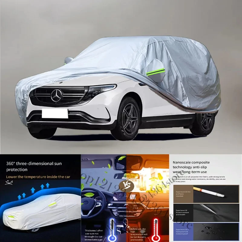 

For Mercedes-Benz-Eqc Auto Anti snow Anti dust Anti-uv Anti peeling paint And Anti Rainwater 210t Car cover protection