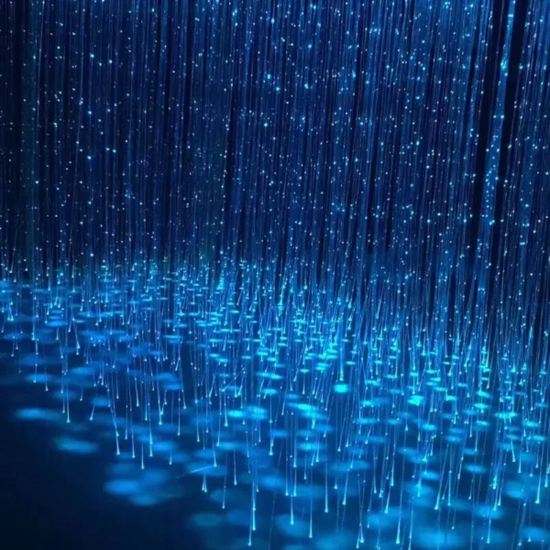 Circular Sensory Fiber Optic Curtains - Sensory Lights - Ideal for Sensory Room Ceiling Installation