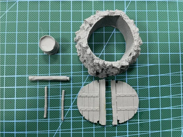 1:35 Scale Die-casting Resin Scene Model Resin Water Well Model Assembly Kit Free Shipping (unpainted)