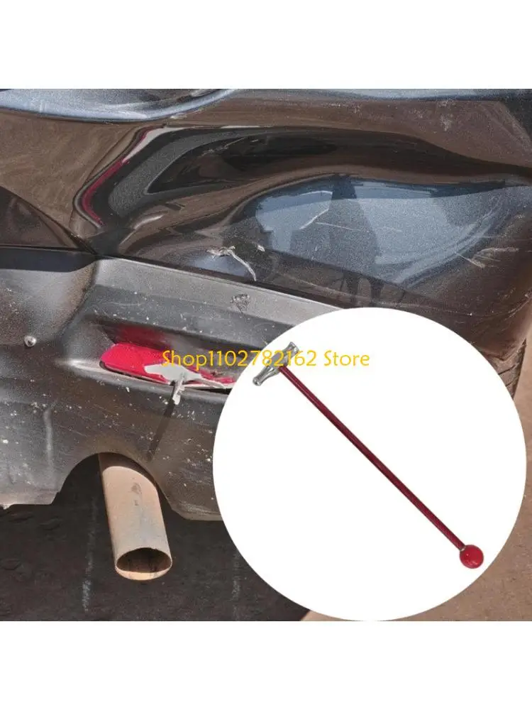 547B Extended Handle Tap-Down Tool for Vehicle Exterior Detail Use with Smooth Metal End for Fine Finish Leveling, Manual
