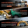 1080P WIFI Dual camera Dash Cam for cars,Front And Inside,car camera with IR Night Vision,Loop Recording,wide angle Car DVR Came 6