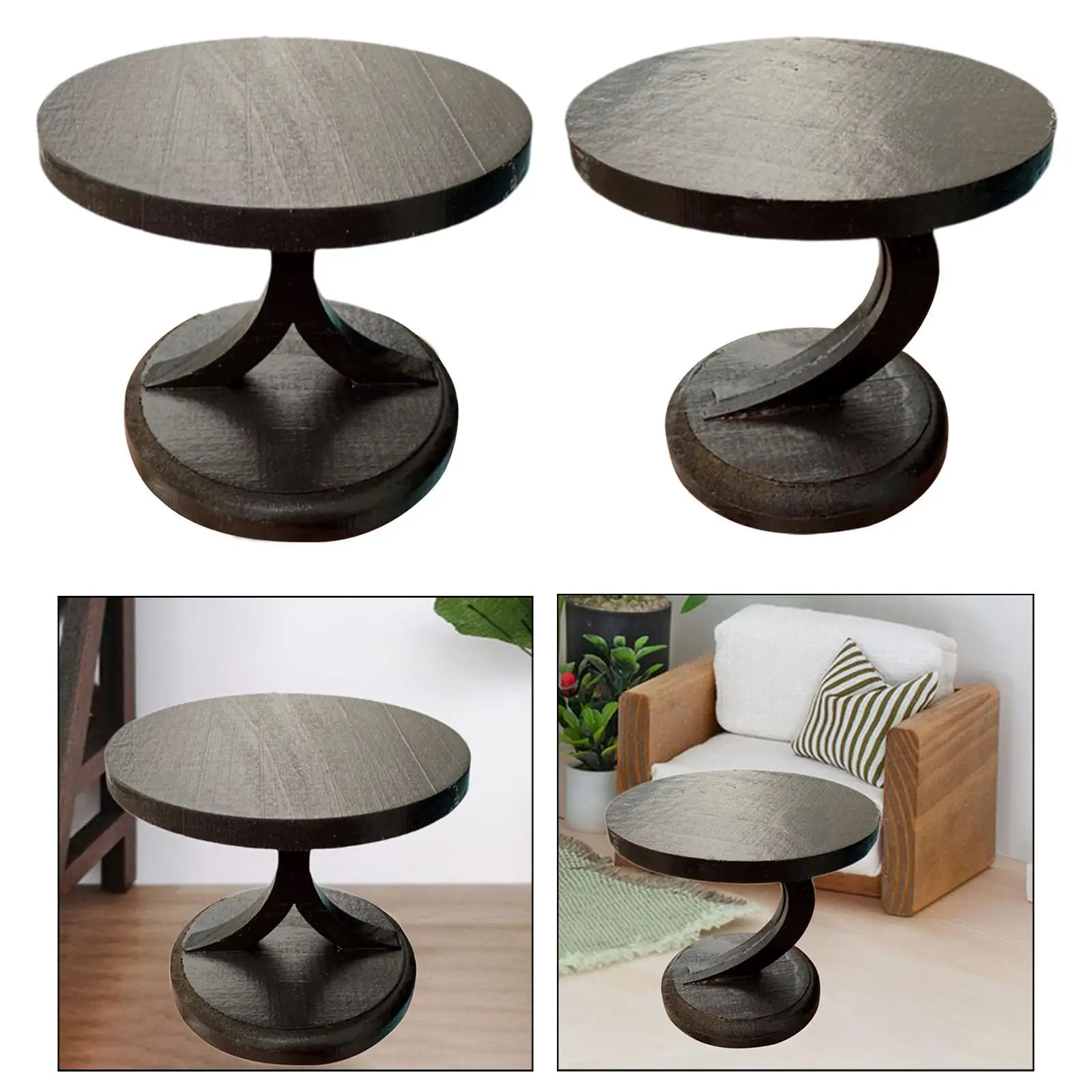 Stolik pomocniczy do domku dla lalek 1:12, miniaturowe meble do domku dla lalek DIY, zabawa w udawanie, stolik pomocniczy do domku dla lalek 1/12