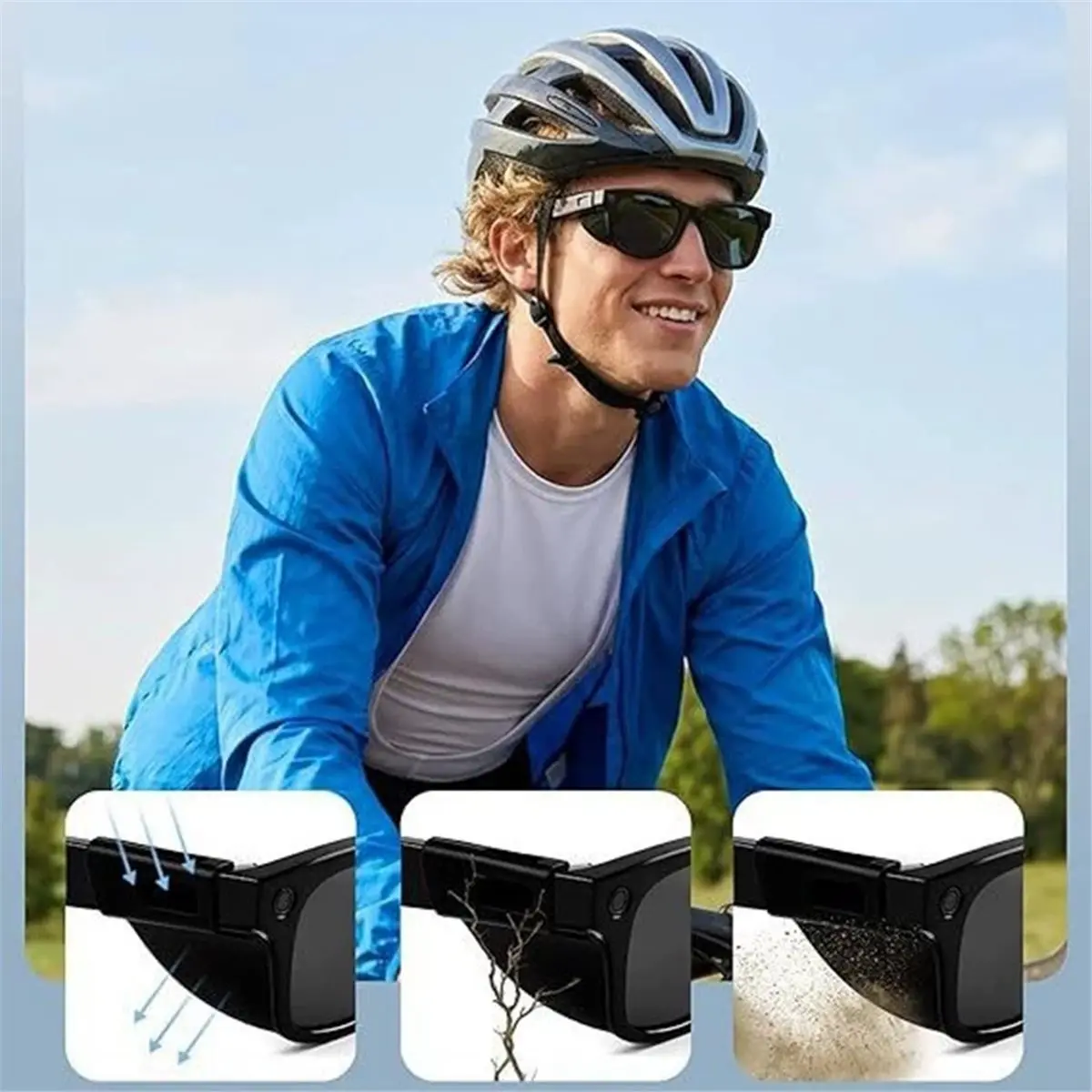 Glasses Side Anti-Slip Anti-Glare Shield for Meta /Headliner/Skyler (/2)/ Meta HSTN