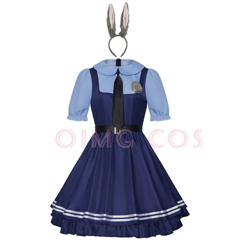 Judy Hopps Cosplay Kostüm Karnevalsuniform Anime Kostüme Halloween Frauen Spiel