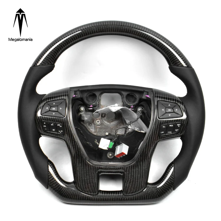 

Private Custom Gloss Carbon Fiber Steering Wheel Fit for FORD Everest Raptor U 375 Available for All Car Models