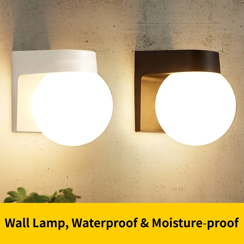 LED Outdoor Wall Lamp Waterproof IP65 No Radar Sensor Lighting Surface Mounted Porch Light Balcony Garden 20W 30W AC85-265V