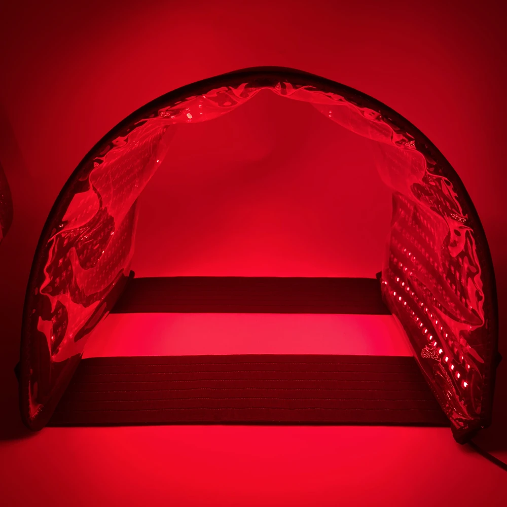 New ODM OEM 100W 666pcs 360 Degree Infrared Sauna Red Light Therapy Face Mask 660nm 850nm Facial Pain Relief PDT Machine