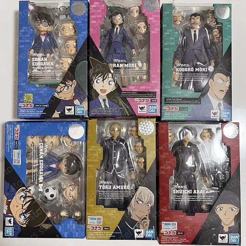 Origina l Bandai S.H.Figuarts SHF Conan Edogawa Rachel Moore Richard Moroboshi Dai Amuro Tooru ac Chion รูปและ ys โมเดลเทคนิคฟุต