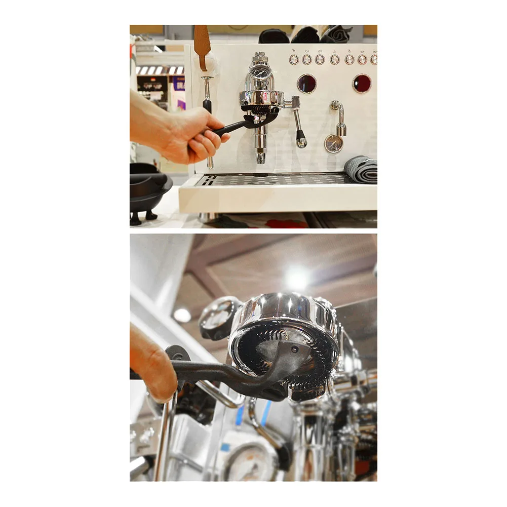 ABVJ-1 Piece Espresso Coffee Maker Group Head Cleaning Brush Coffee Grinder Cleaning Tool Brush Espresso Coffee Machine Brush 58
