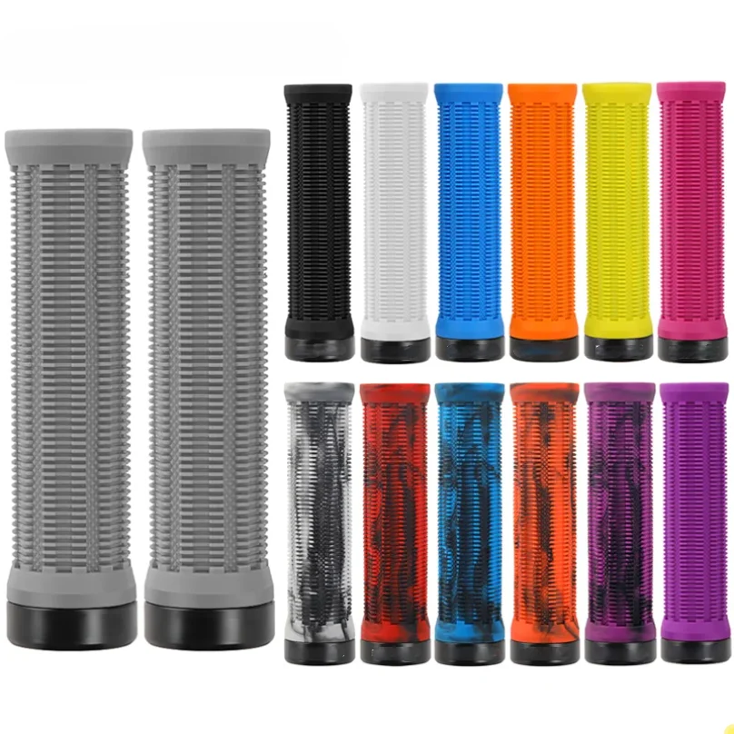 

1Pair MTB Grips TPR Rubber Ergonomic Comfortable Mountain Bike Handlebar Grips Anti-Skid Shock-Absorbing Bicycle Handlebar Cover