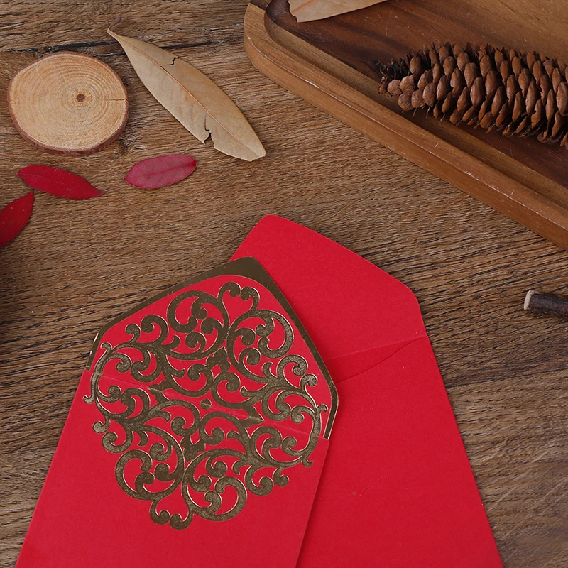 6/10 Stuks Chinese Rode Envelop Creatieve Hongbao Nieuwe Jaar Lente Festival Verjaardag Trouwen Rode Gift Envelop