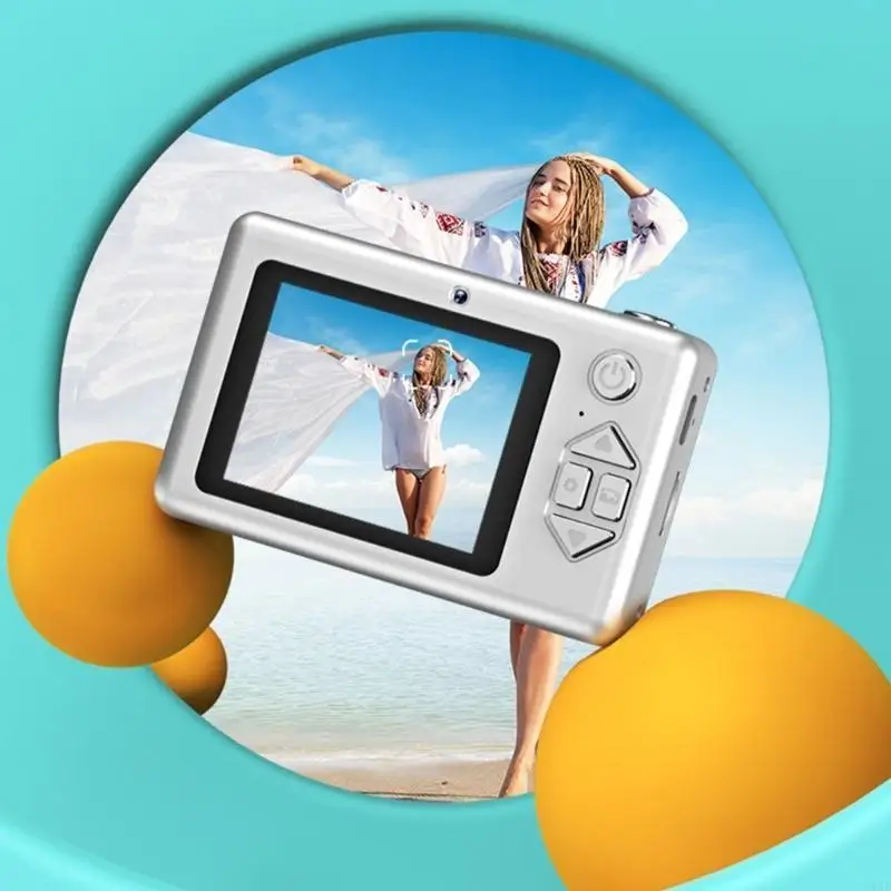 Digital Camera Portable Camera for Teens 8X Zoom Anti Shake Point Camera K1KF