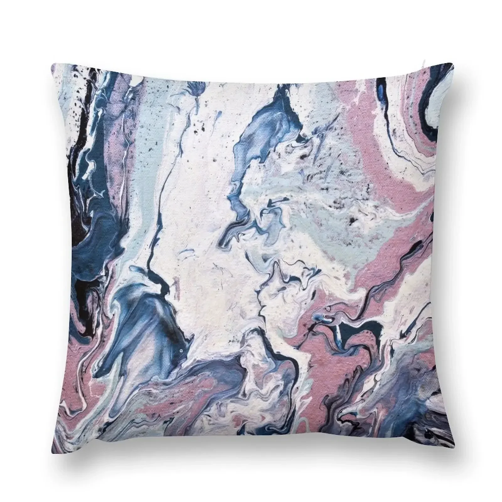 

Abstract Fluid Art, Pastel Sediment Throw Pillow Cushions Cover Marble Cushion Cover pillow