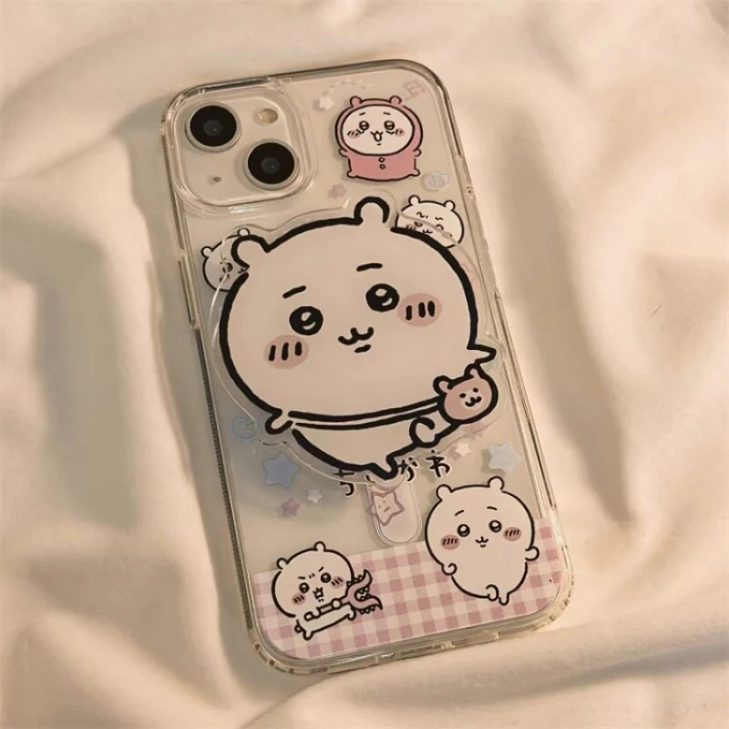 Chiikawa Magnetic Holder Magsafe Phone Case for Samsung S26 Ultra S25 S24 S23 S22 Fe Z Fold7 Usagi Cartoon Anime Anti-Drop Cover - view 5