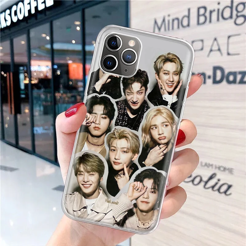 Kpop Stray Kids Soft Phone Case for iPhone 16 15 14 Plus 13 12 Mini 11 Pro Max 7 + Apple XS X SE 2020 8 Print Cover Shell