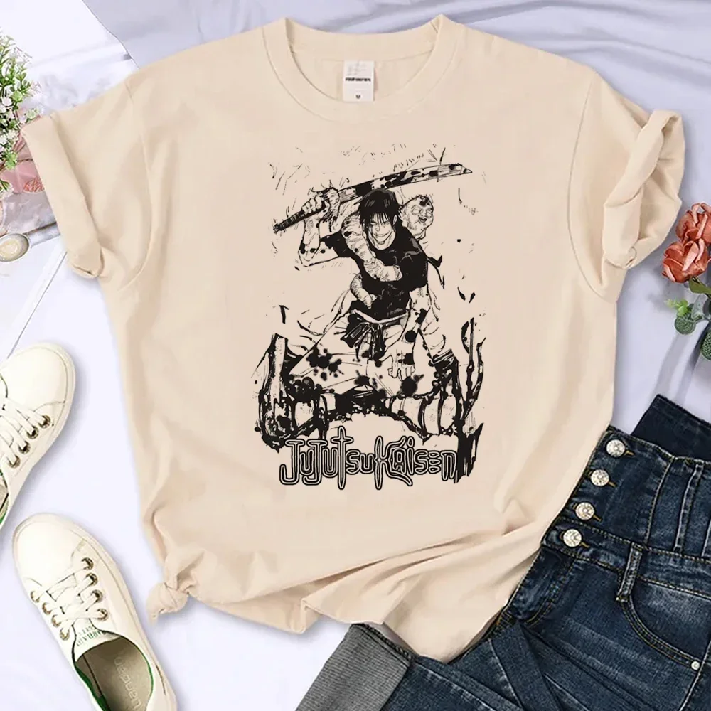 Jujutsu Kaisen t-shirts women streetwear t shirt girl y2k harajuku gojo satoru Yuji Itadori clothing tshirt manga woman tee