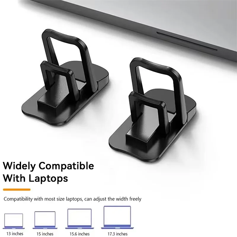 Portable Invisible Laptop Stand Foldable Notebook Riser Adjustable Cooling Bracket Ergonomic Laptop Holder for Office Travel