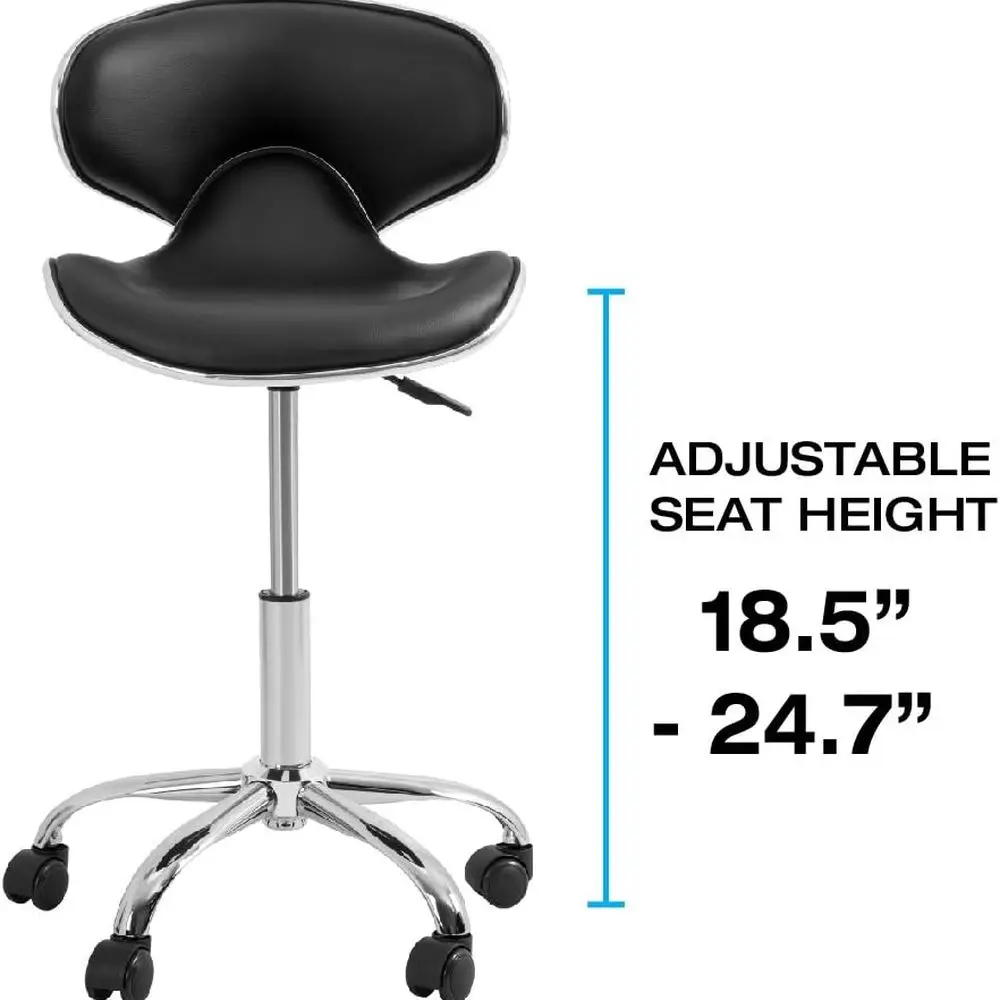 YK-9315 발받침 조절 가능한 롤링 체어(2개 세트)(크림색)