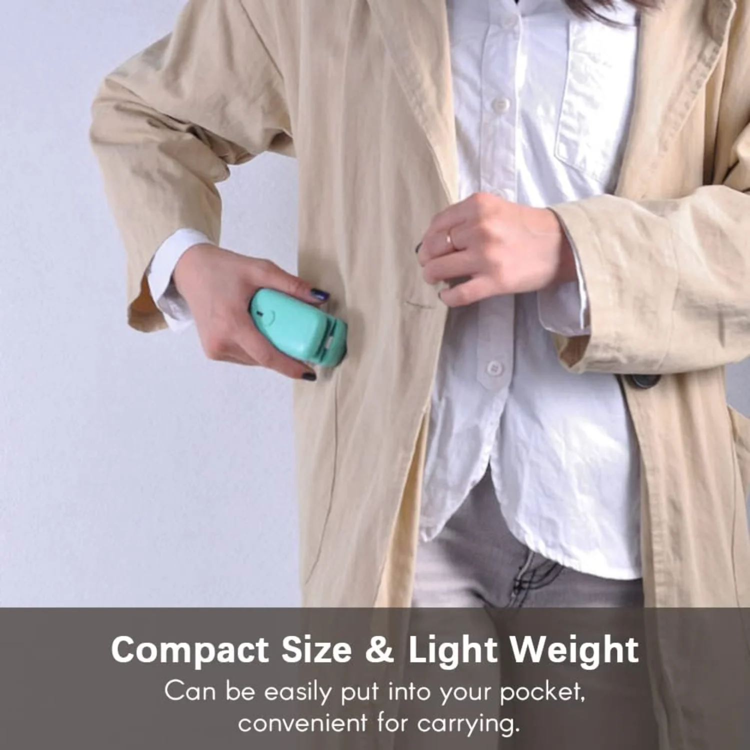 Mini Bag ,  Heat Vacuum , 2 in 1 Heat  and  with Lanyard, for Snack Plastic  Bags Cookies - Battery Not Included