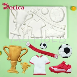 Soccer/Clothes/shoes/Trophy Silicone Mold Chocolate Fondant Mould DIY Resin Clay Model Cake Decorating Tools Kitchen Bakeware