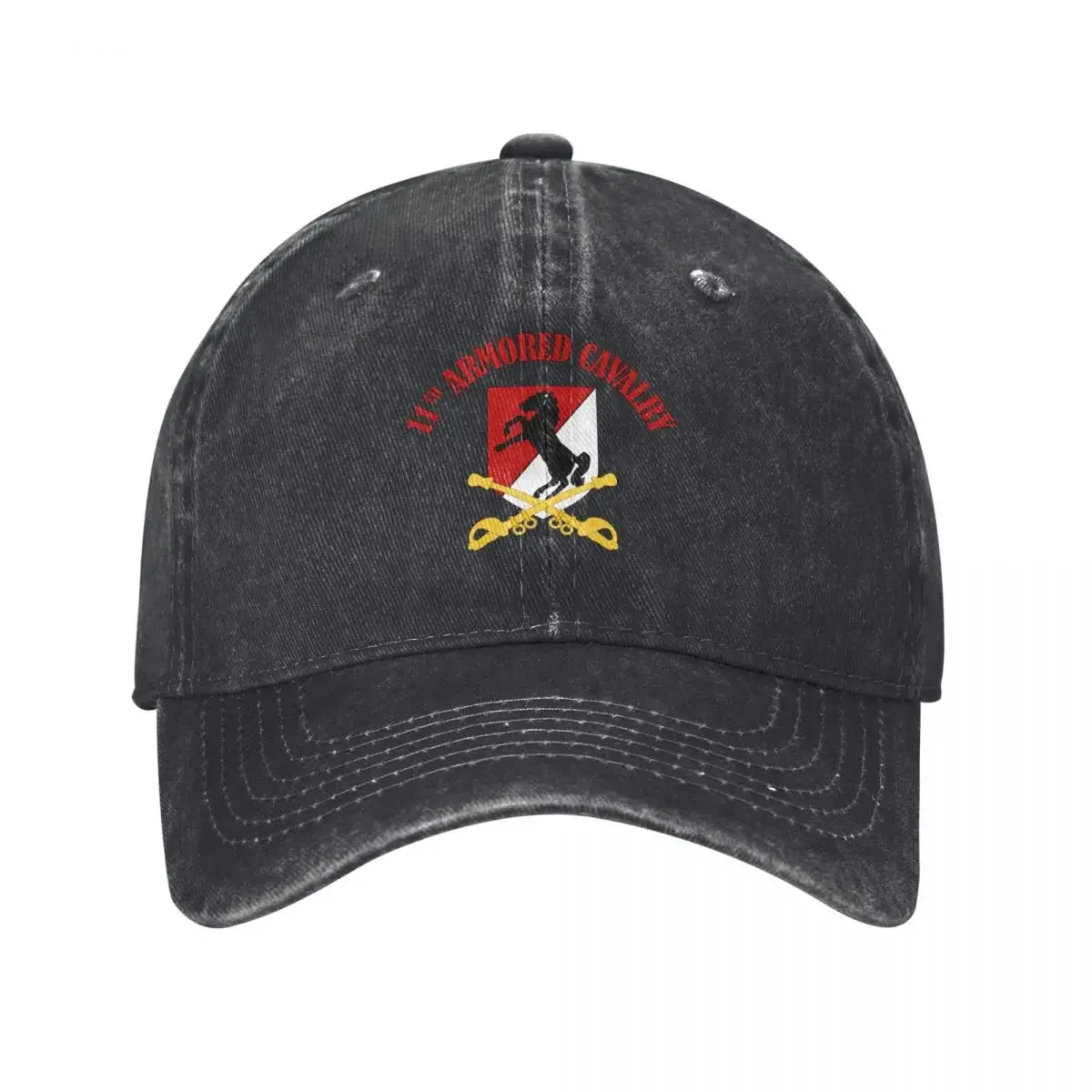 

11th Armored Cavalry - Blackhorse Baseball Cap Rugby Golf Cap Beach Bag Men's Hats Women's