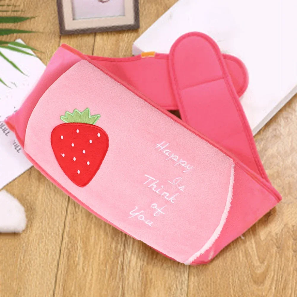 1 Set 1000ml Hot Water Bottle Bag With Plush Waist Cover For Pain Relief Winter Warm Waist Bag Stomach Abdominal Band Wrap