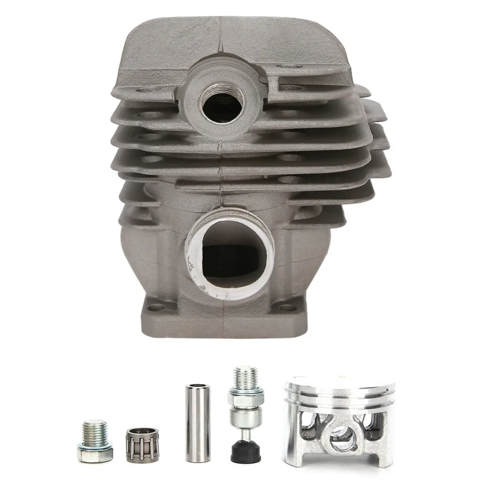Grey Cylinder Piston Kit Metal Compact Engine Rebuild Kit Large Bore Easy to Install for Stihl 026 MS260 026PRO
