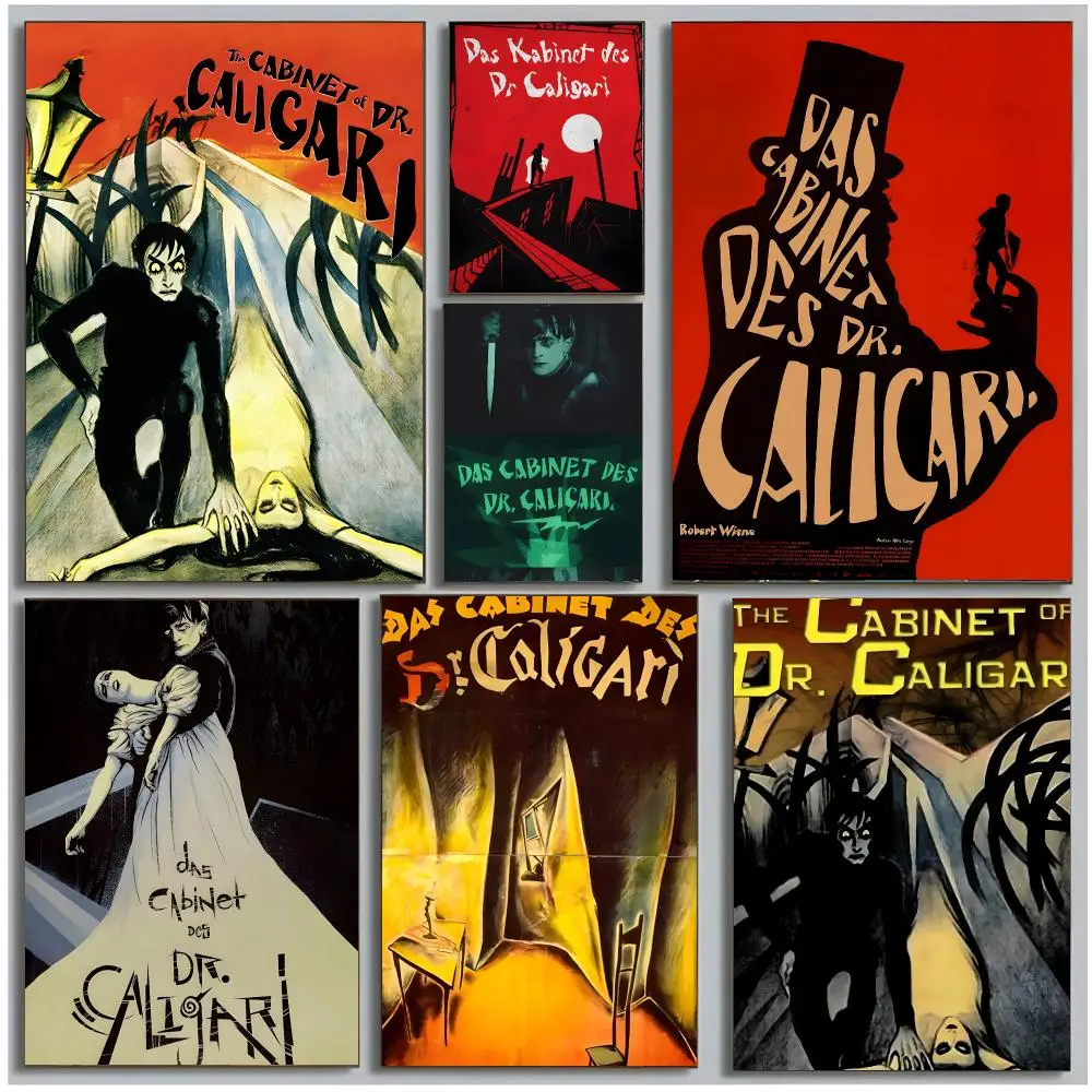 movie horror D-Das Cabinet des Dr. Caligari Poster Modern Wall Art Bedroom Living Room Print Unframed
