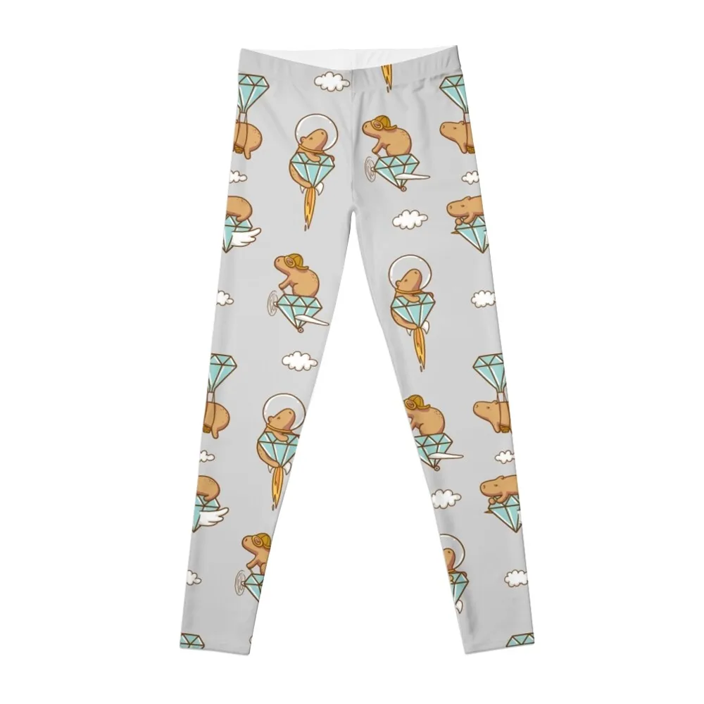 

Capy in the Sky with Diamonds Leggings Fitness clothing legings for fitness Womens Leggings