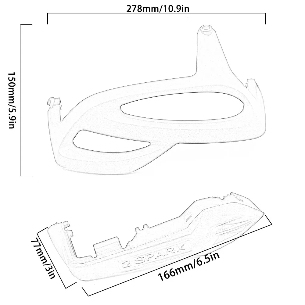 Couvercle de bougie d'allumage de capot de moto, couvercle latéral anti-chute pour BMW Runder GS, Runder R, RT, S, R1200, R, S, RT, GS, ST