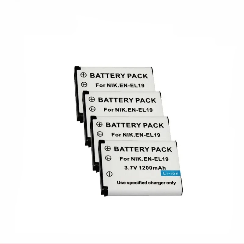 EN-EL19 ENEL19 EL19 Li-ion Battery For Nikon Coolpix S32 S33 S100 S2500 S2750 S3100 S3200 S3300 S3400 S3500