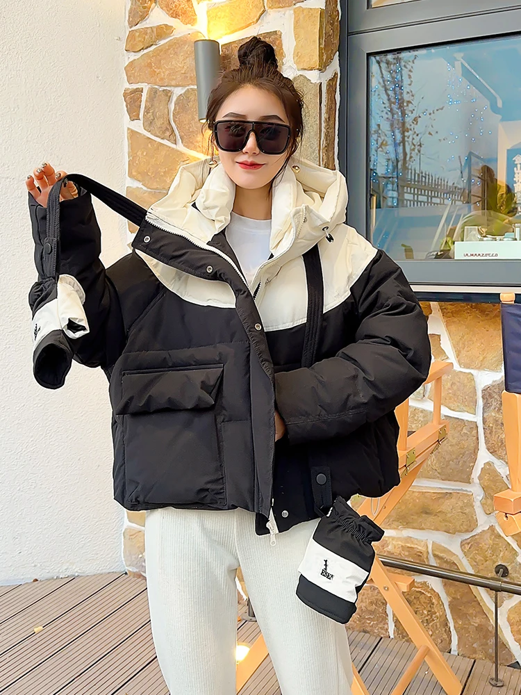 Women Winter 90% White Duck Down Jacket Parka Fashion Coat Female Thicken Warm Outerwear Windproof Puffer Clothes