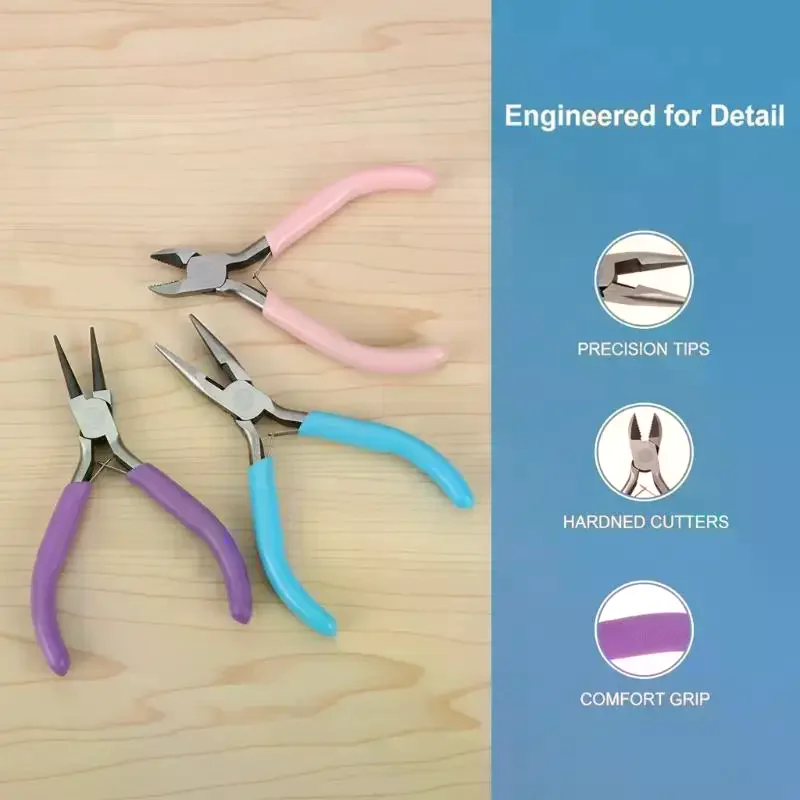 Jewelry Pliers Tool Set Jewelry Making Pliers Tools For DIY Bracelet Jewelery Making Supplies Handmade Jewelry Repair Tools