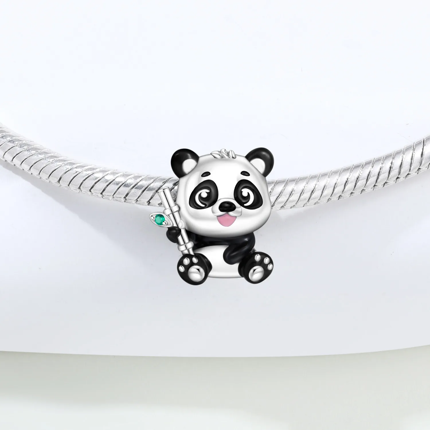 

Original 925 Sterling Silver Cute Beaded Panda Beads Fit Women Fashion Bracelets Necklace DIY Party Gift Jewelry Pendant 2026