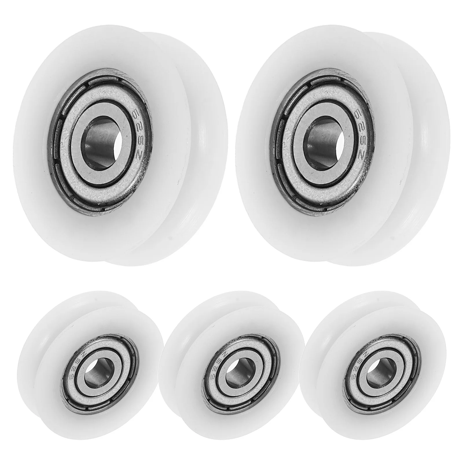 

5Pcs Guide Wheel for Sliding Doors Windows Replacement U Groove Pulley Smooth Quiet Operation Guide Wheel Roller
