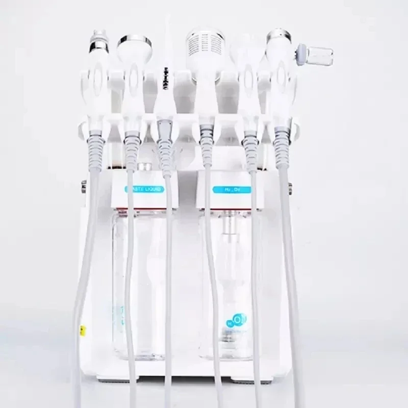 6in1 Hydro Dermabrasion Device Deep Cleans Skin Hydrates Lifts And Rejuvenates Portable Water Oxygen Jet Facial Diamond Peeling