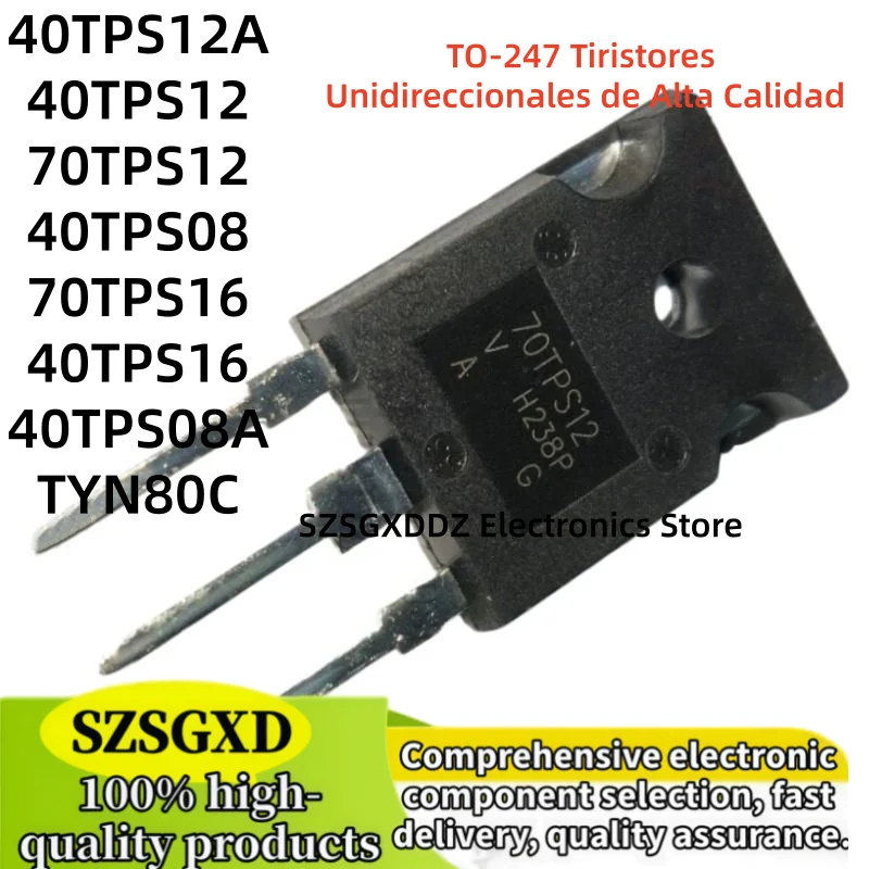10-20PCS new quality Tiristor unidireccional 40TPS12 40TPS12A 70TPS12 70TPS16 40TPS16 40TPS08A 40TPS08 TYN80C TO-247