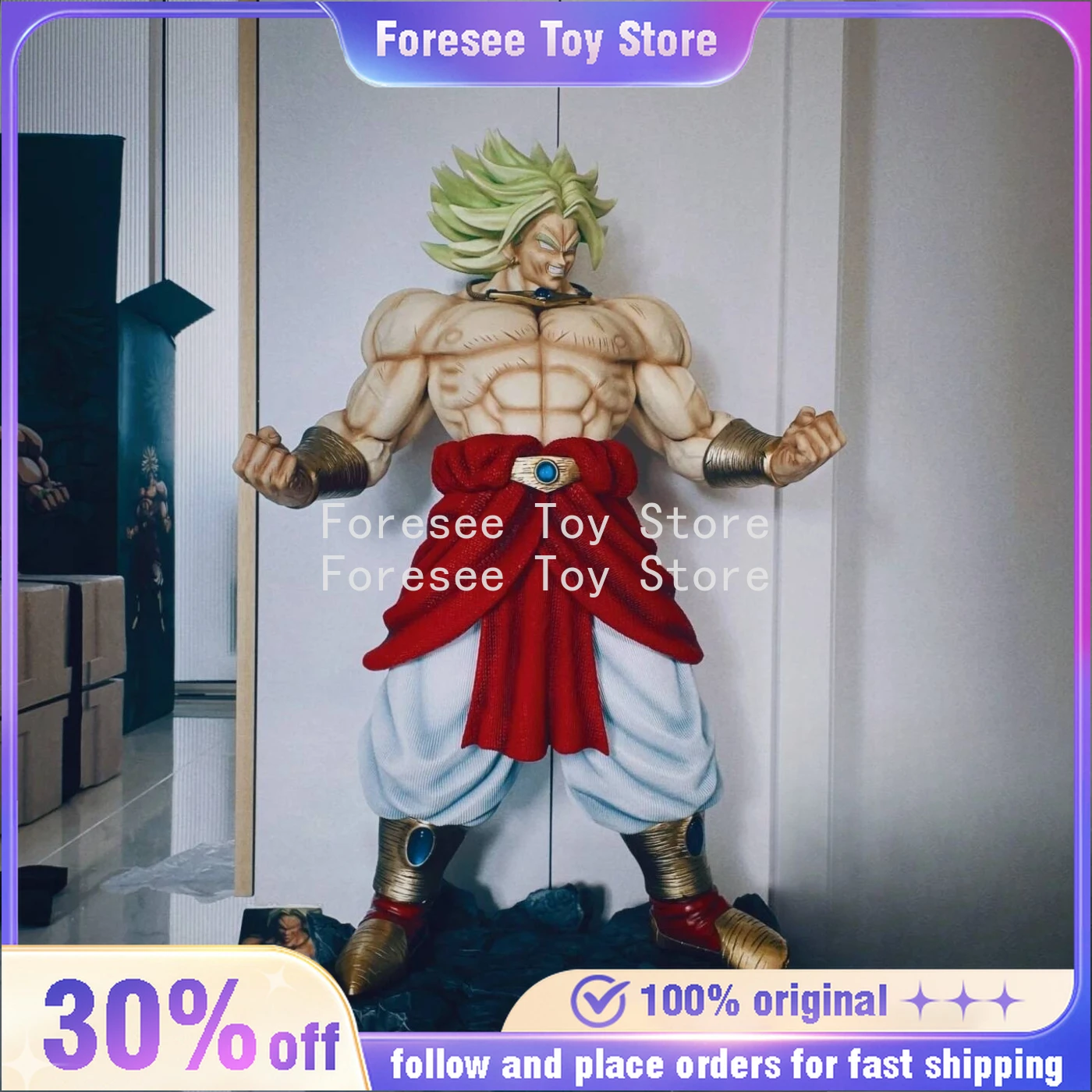 

В наличии 89 см Broli фигурка Dragon Ball Super Saiyan аниме фигурка Коллекционное украшение для рабочего стола лучший подарок для детей