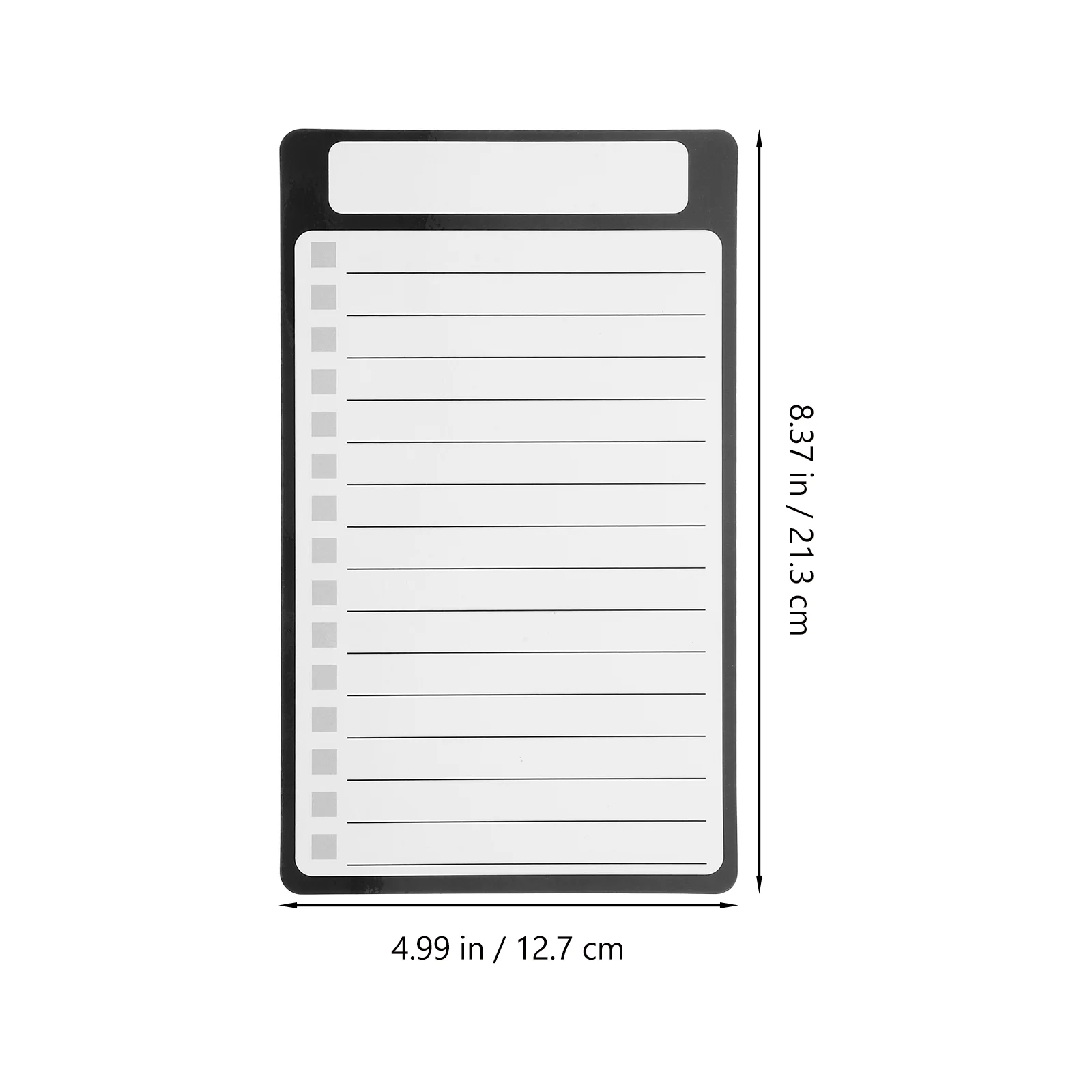 Note Pad Magnetic Memo Message Notepads for Refrigerator The Shopping List Fridge Whiteboard Stickers Black