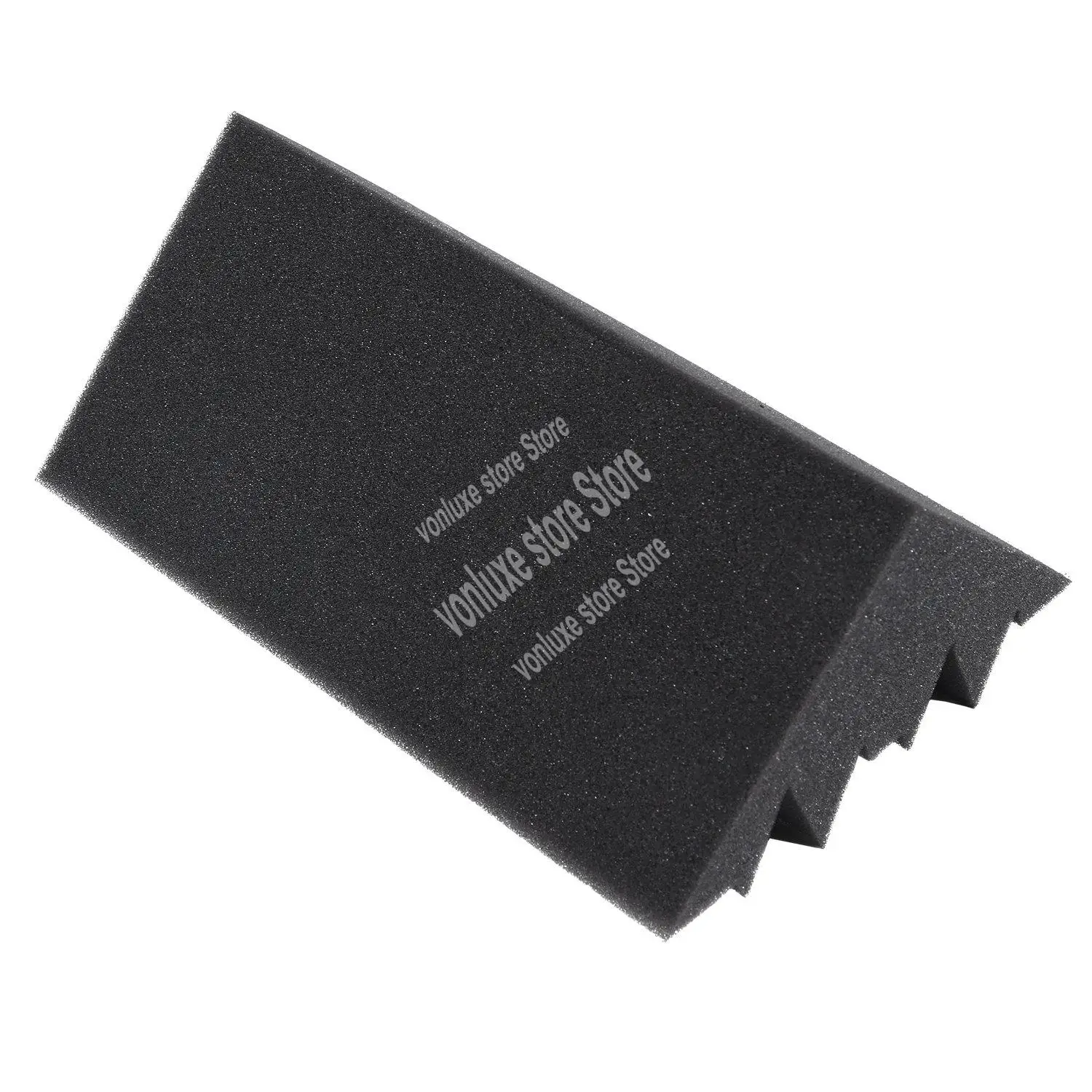 New 8 Pack Of 4.6 In X 4.6 In X 9.5 In Black Soundproofing Insulation Bass Trap Acoustic Wall Foam Padding Studio Foam Tiles (8P