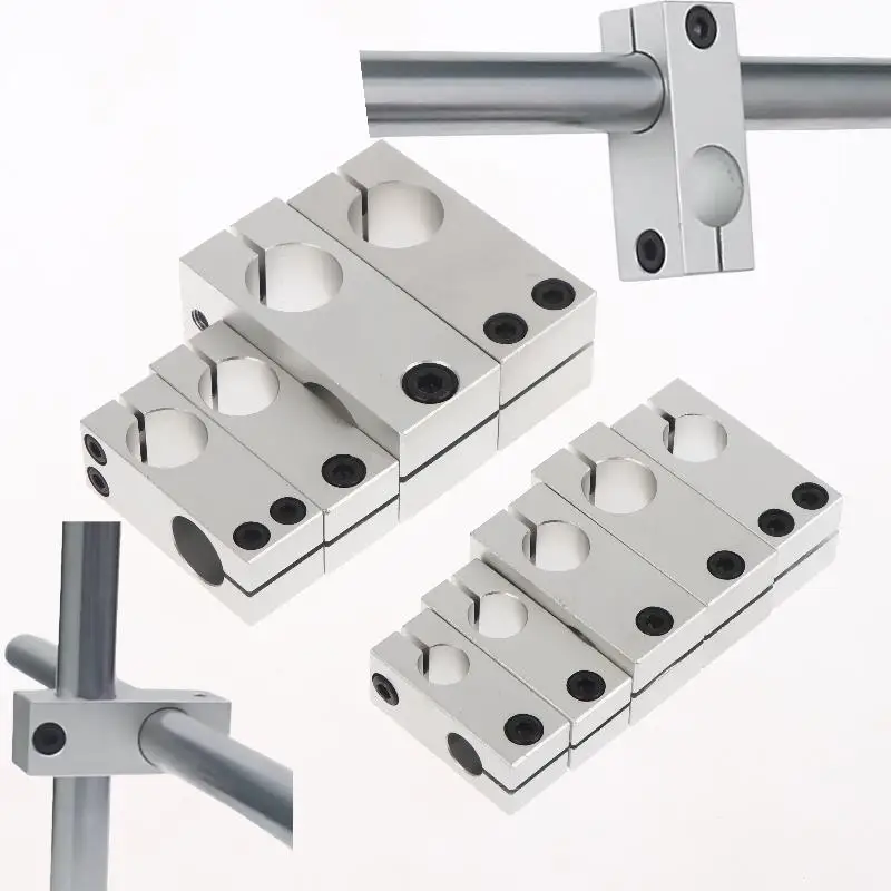 Hot Sale 1Pcs Aluminum Pillar Fixing Clip Cross Connector Optical Axis Cross Fixing Clip Pipe Clamp Bracket DIY Accessories