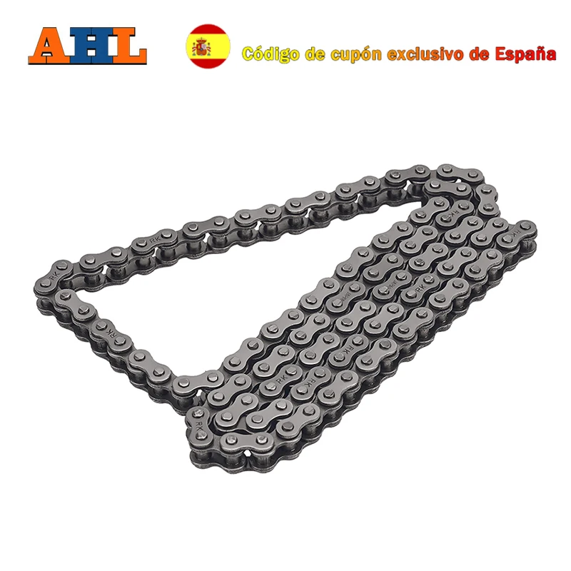 Cadena de rodillo de cadena de distribución de árbol de levas de motocicleta para Yamaha SR125 SR185 ST225 TW125H TW125N TW200 TW225 YFM225 YFM200 XT125 XT225